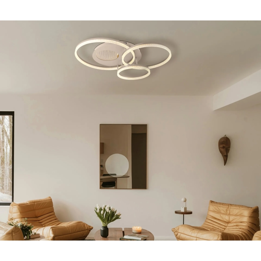 Globo - Candeeiro de teto LED 40W/230V 3000K 78x60 cm bege