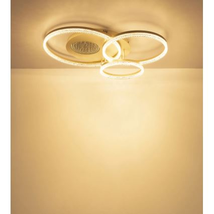 Globo - Candeeiro de teto LED 40W/230V 3000K 78x60 cm bege