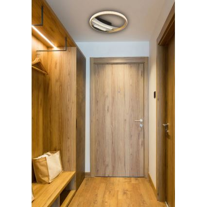 Globo - Candeeiro de teto LED/12W/230V 3000/4000/6000K diâmetro 29,5 cm dourado