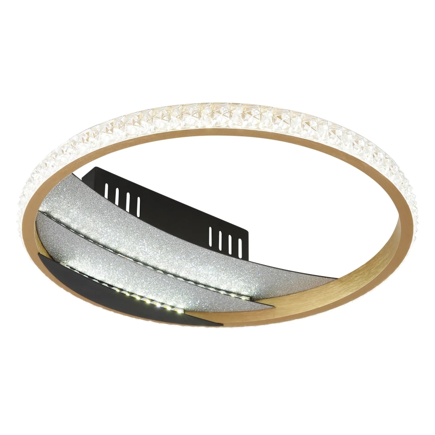 Globo - Candeeiro de teto LED/12W/230V 3000/4000/6000K diâmetro 29,5 cm dourado
