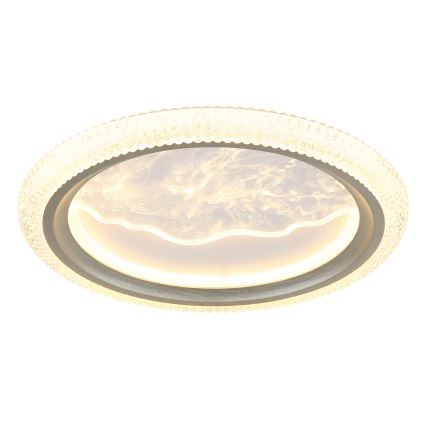 Globo - Candeeiro de tecto LED LED/28W/230V 3000/4200/6000K Ø 39,5 cm prateado