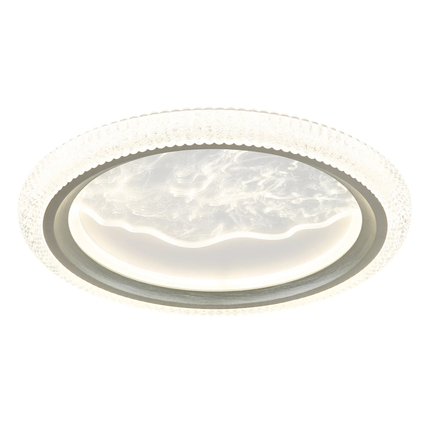 Globo - Candeeiro de tecto LED LED/28W/230V 3000/4200/6000K Ø 39,5 cm prateado