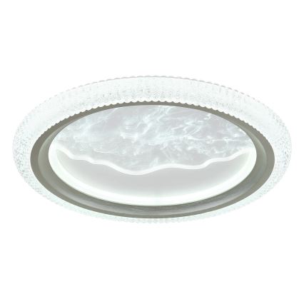Globo - Candeeiro de tecto LED LED/28W/230V 3000/4200/6000K Ø 39,5 cm prateado