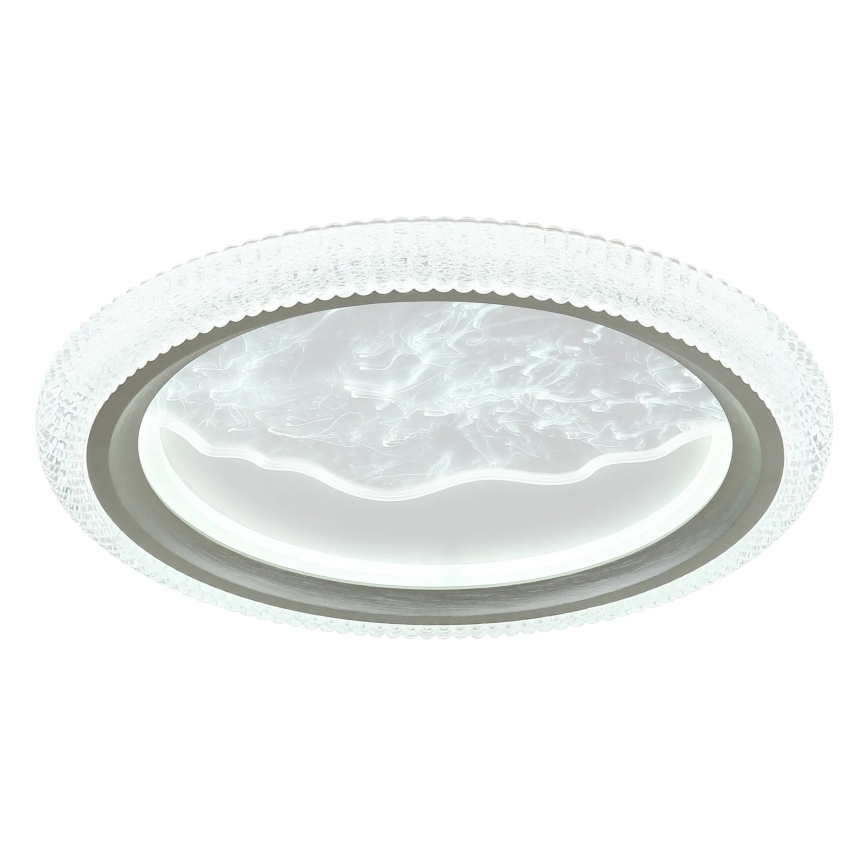 Globo - Candeeiro de tecto LED LED/28W/230V 3000/4200/6000K Ø 39,5 cm prateado
