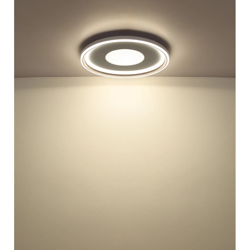 Globo - Candeeiro de teto LED dimerizável LED/60W/230V 2700-6000K Ø 59 cm branco/creme + controlo remoto