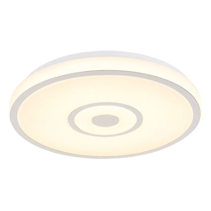 Globo - Candeeiro de tecto LED/24W/230V 3000/4000/6000K Ø 38 cm branco/cromo mate