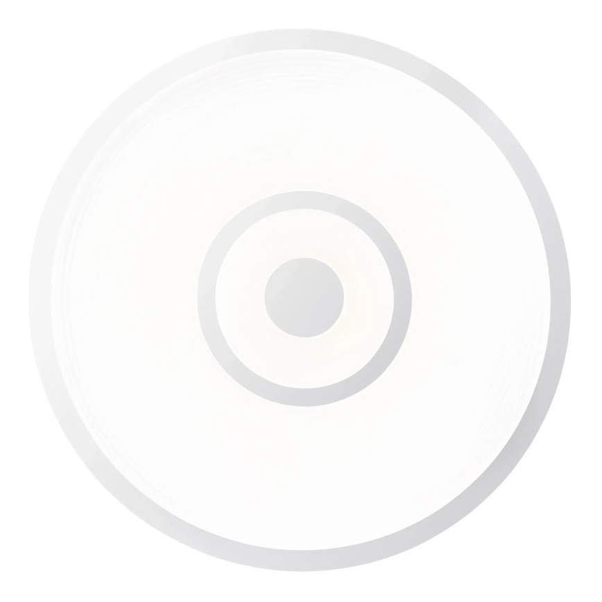 Globo - Candeeiro de tecto LED/24W/230V 3000/4000/6000K Ø 38 cm branco/cromo mate