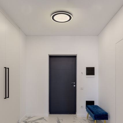 Globo - Iluminação de teto LED LED/24W/230V 4000K diâmetro 34 cm preto