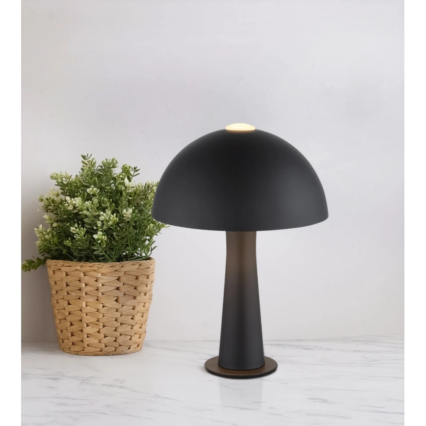 Globo - Candeeiro de mesa 1xE14/25W/230V preto