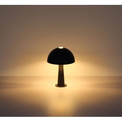 Globo - Candeeiro de mesa 1xE14/25W/230V preto