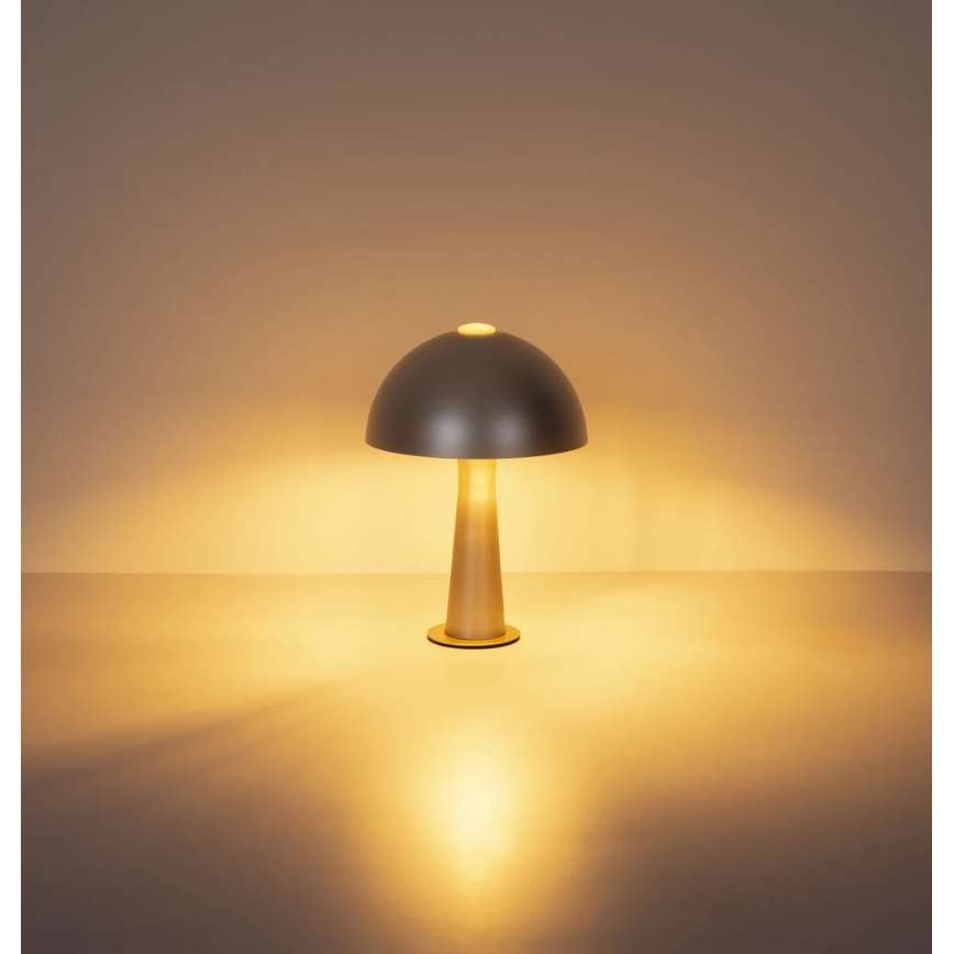 Globo - Candeeiro de mesa 1xE14/25W/230V creme