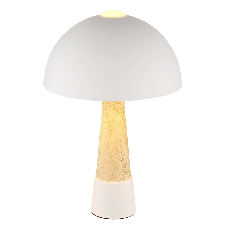 Globo - Candeeiro de mesa 1xE27ILLU/40W/230V creme