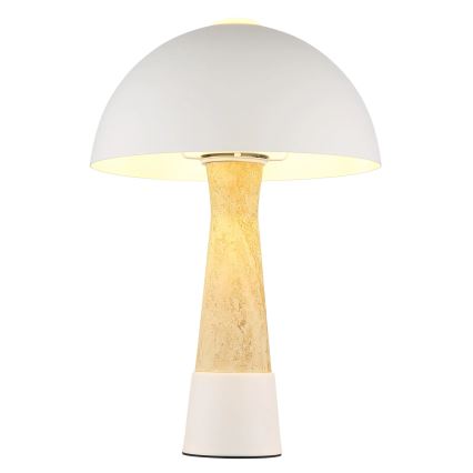 Globo - Candeeiro de mesa 1xE27ILLU/40W/230V creme