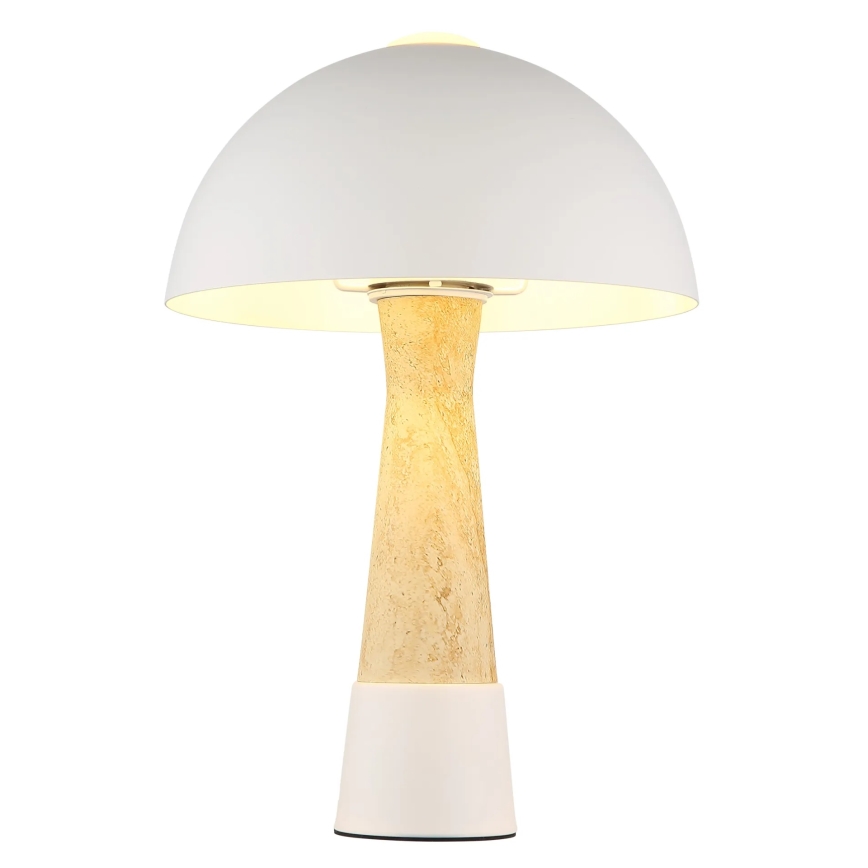 Globo - Candeeiro de mesa 1xE27ILLU/40W/230V creme