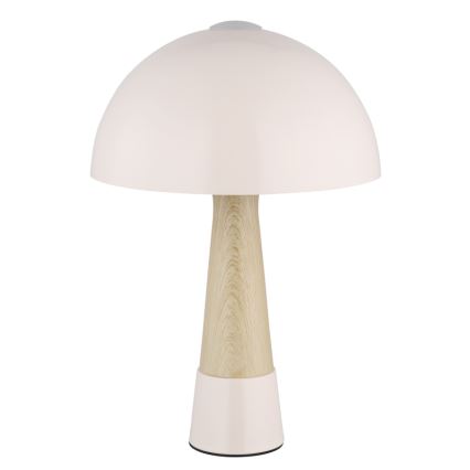 Globo - Candeeiro de mesa 1xE27ILLU/40W/230V bege