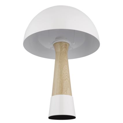 Globo - Candeeiro de mesa 1xE27ILLU/40W/230V branco