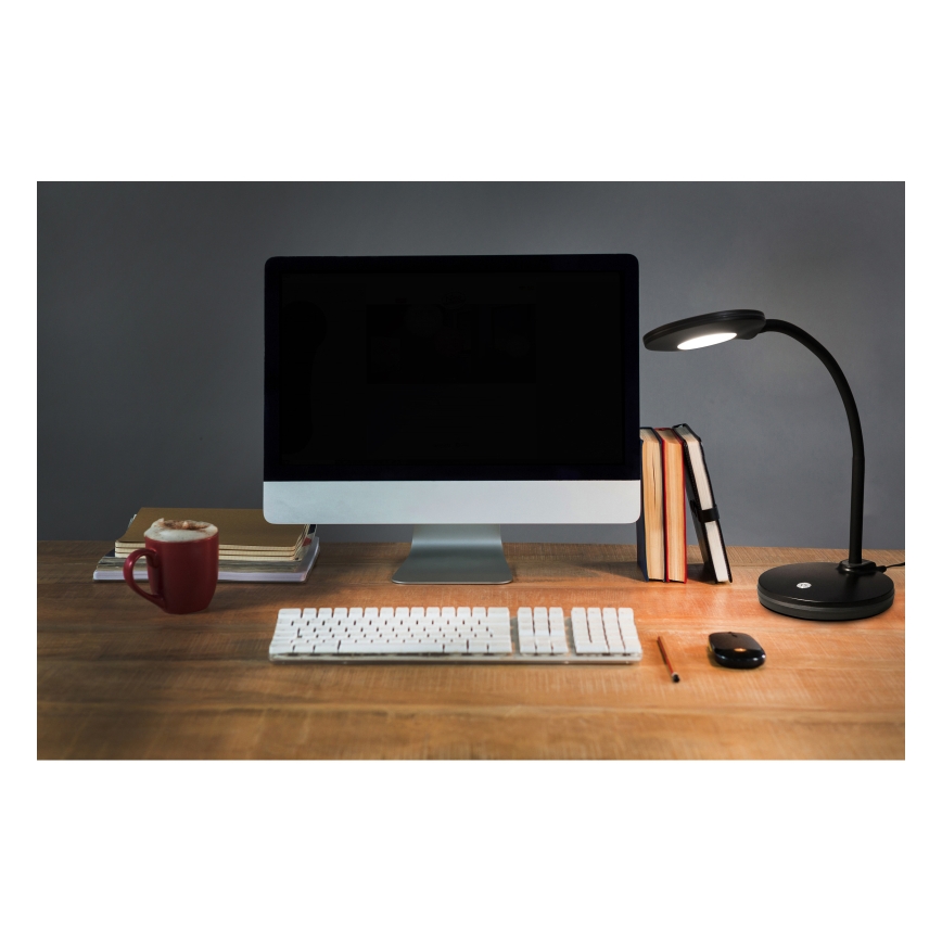 Globo - Candeeiro de mesa táctil LED com regulação LED/4W/230V preto