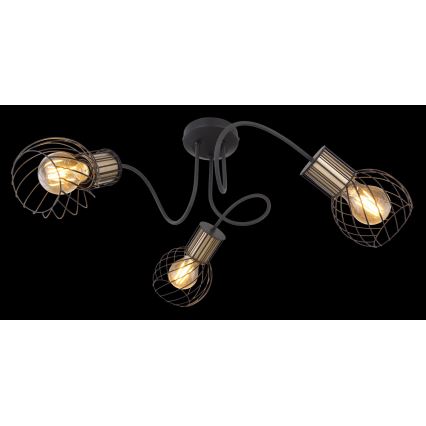 Globo - Candelabro integrado 3xE27/40W/230V