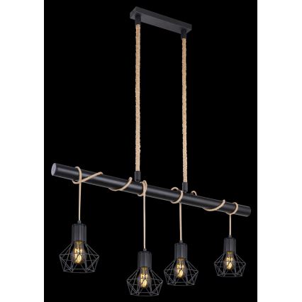 Globo - Candelabro suspenso 4xE27/60W/230V