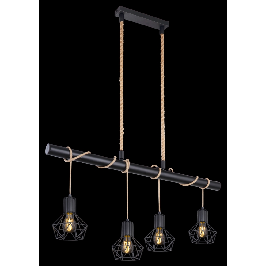 Globo - Candelabro suspenso 4xE27/60W/230V