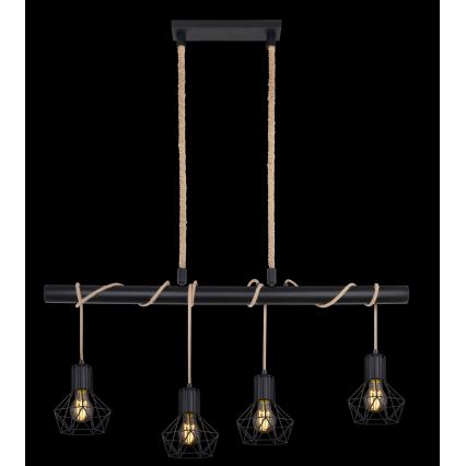 Globo - Candelabro suspenso 4xE27/60W/230V