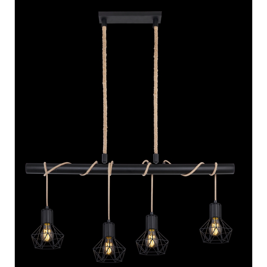 Globo - Candelabro suspenso 4xE27/60W/230V