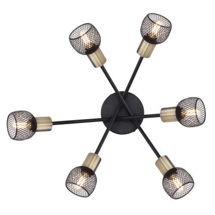 Globo - Candelabro fixo 6xE14/40W/230V