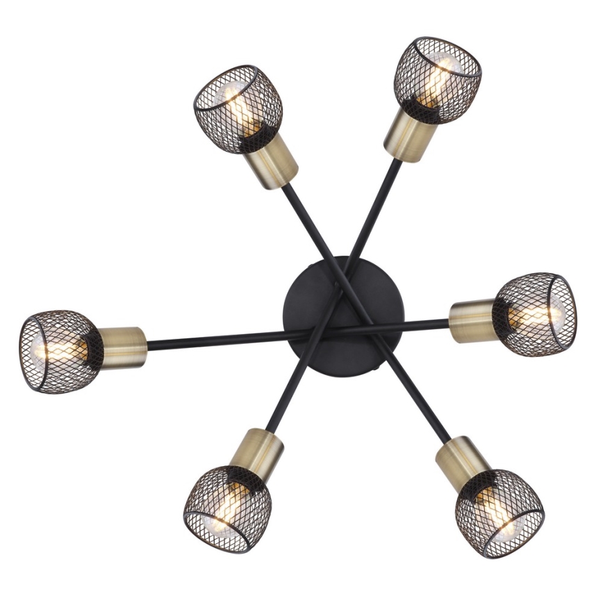 Globo - Candelabro fixo 6xE14/40W/230V
