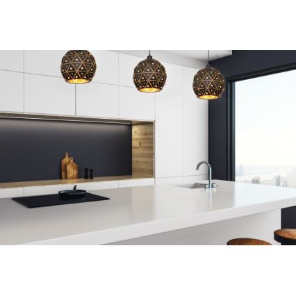 Globo 54029H - Candeeiro suspenso JODIE 1xE27/60W/230V diâmetro 25 cm