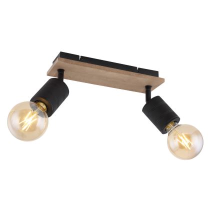 Globo - Foco 2xE27/60W/230V álamo