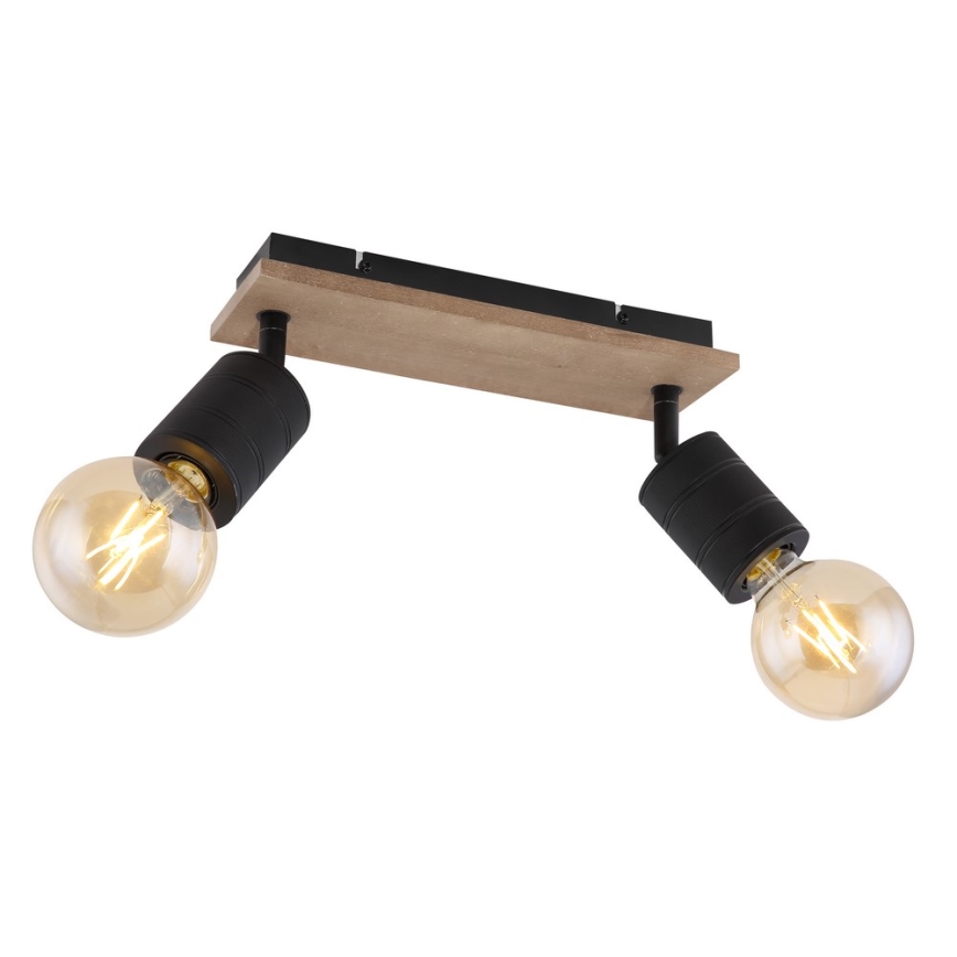 Globo - Foco 2xE27/60W/230V álamo