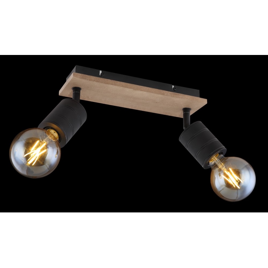 Globo - Foco 2xE27/60W/230V álamo