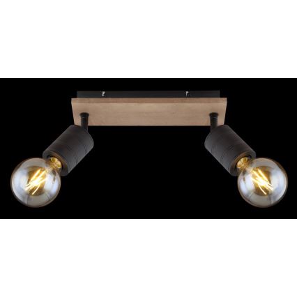 Globo - Foco 2xE27/60W/230V álamo