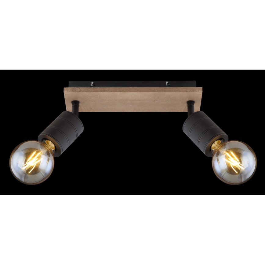 Globo - Foco 2xE27/60W/230V álamo