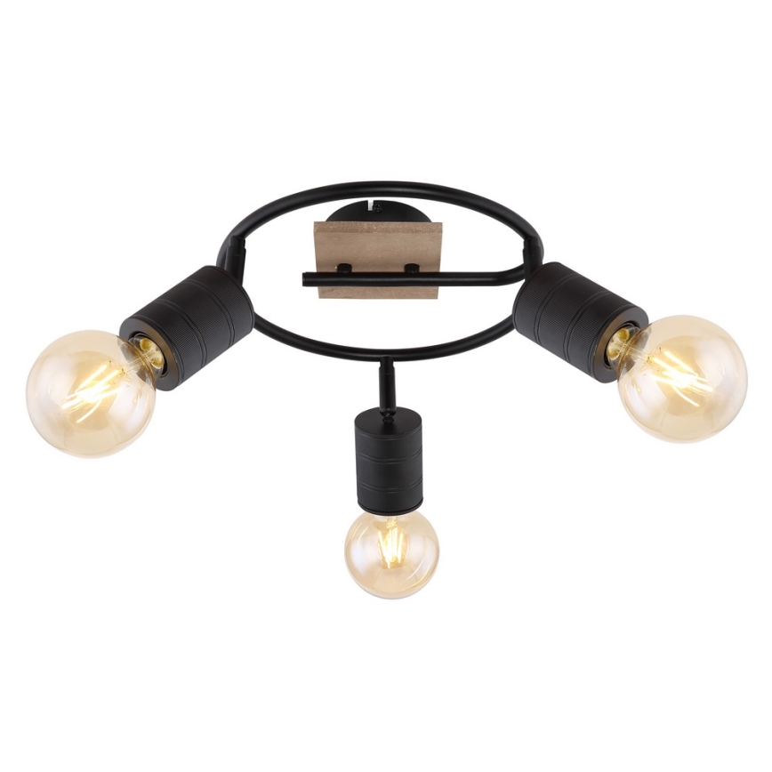 Globo - Foco 3xE27/60W/230V álamo