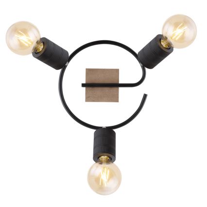 Globo - Foco 3xE27/60W/230V álamo