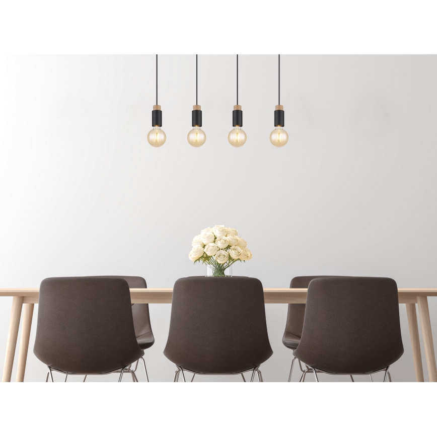 Globo - Candelabro suspenso 4xE27/40W/230V