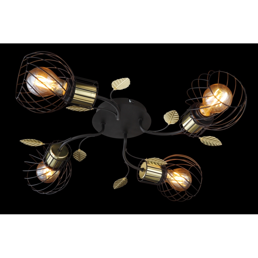 Globo - Candelabro montado à superfície 4xE27/40W/230V