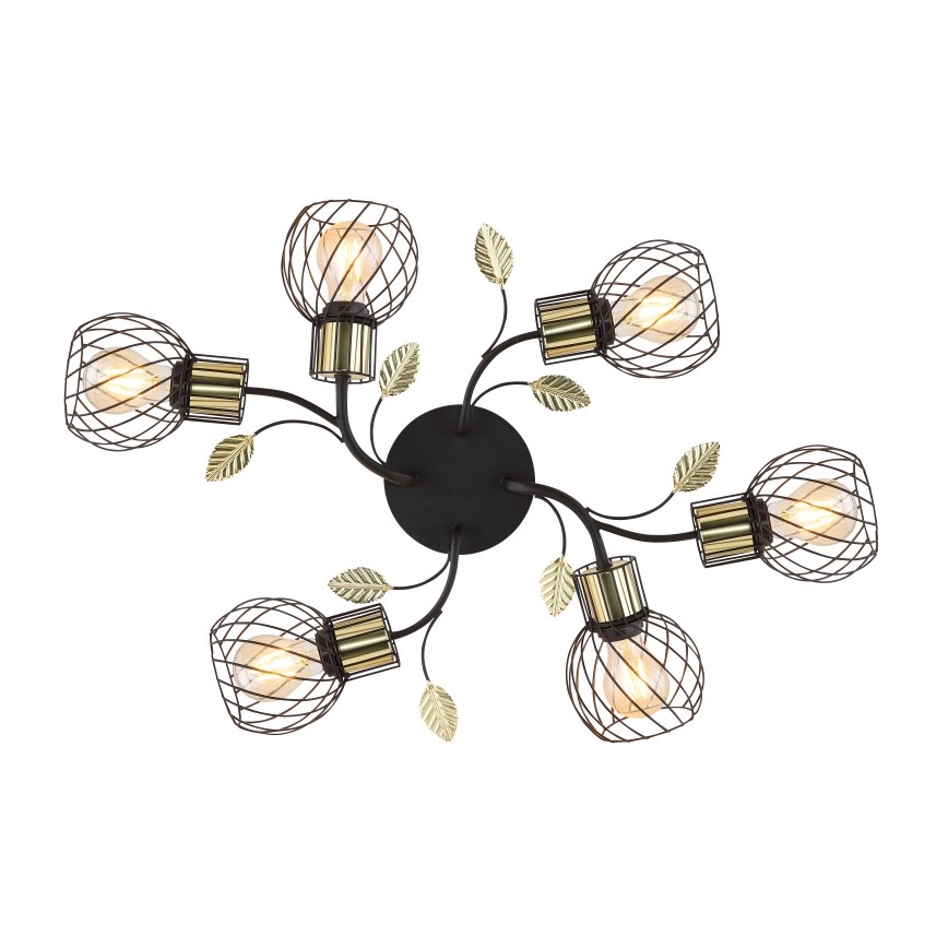 Globo - Candelabro montado à superfície 6xE27/40W/230V