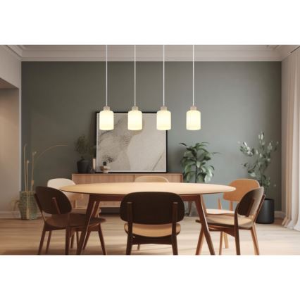 Globo - Lustre suspenso por cabo 4xE27/40W/230V