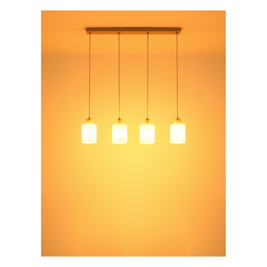 Globo - Lustre suspenso por cabo 4xE27/40W/230V