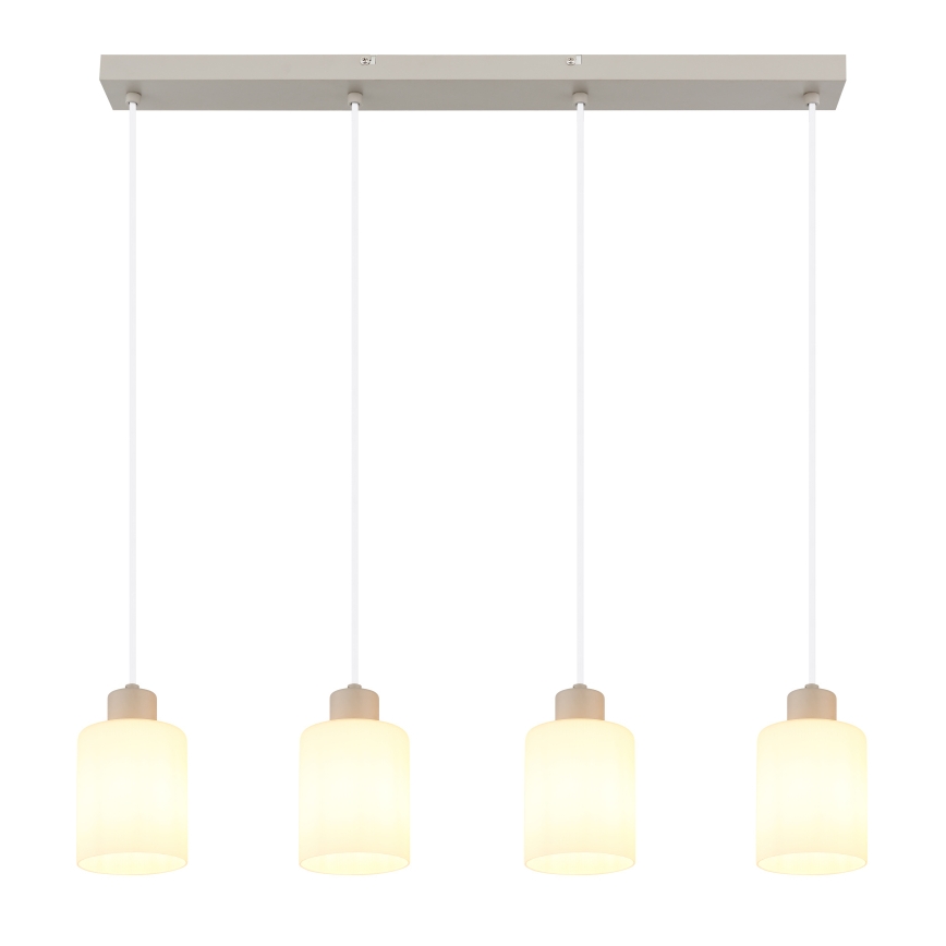 Globo - Lustre suspenso por cabo 4xE27/40W/230V