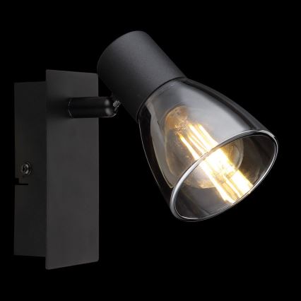 Globo - Foco de parede 1xE14/40W/230V preto