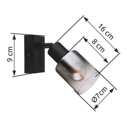 Globo - Foco de parede 1xE14/40W/230V