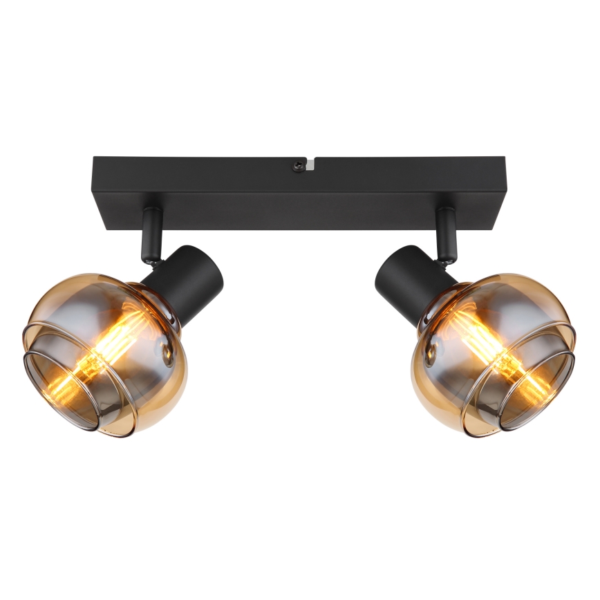 Globo - Candeeiro de focos 2xE14/40W/230V preto