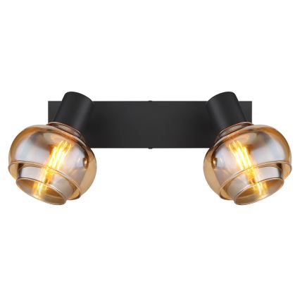Globo - Candeeiro de focos 2xE14/40W/230V preto