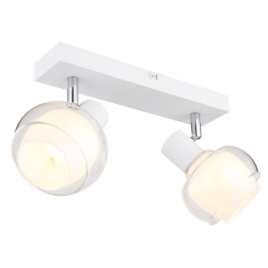 Globo - Spot 2xE14/40W/230V branco