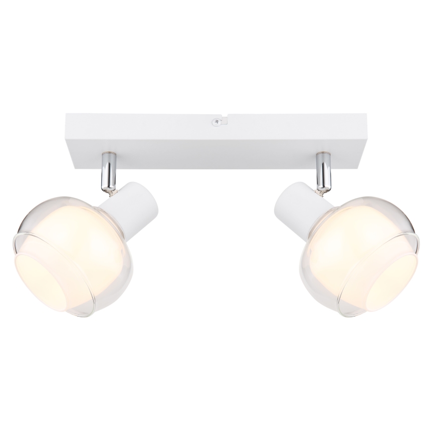 Globo - Spot 2xE14/40W/230V branco