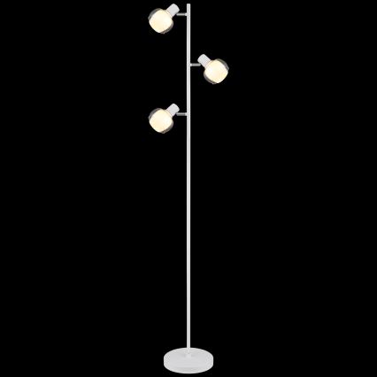 Globo - Candeeiro de pé 3xE14/40W/230V branco