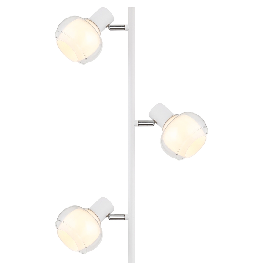 Globo - Candeeiro de pé 3xE14/40W/230V branco